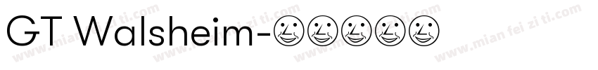 GT Walsheim字体转换